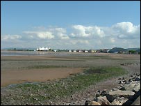 Looking across to Butlins