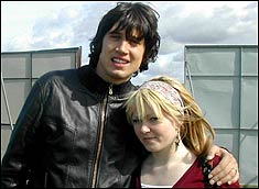 Roxy with Vernon Kay