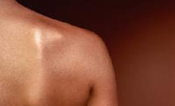 A naked shoulder