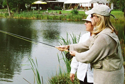 Sue Shaw instructing Woman's Hour reporter Louise Adamson