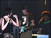 From left: Amy, Chris & Hudson