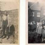 myself and my two cousins on the allotment of my aunt and uncle with the Anderson shelter in the background. The other picture is of another Aunt who lived in Ramsgate and served in the Land Army.