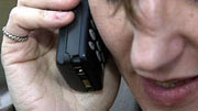 talking on the phone