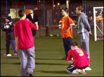 ITDFC players in training