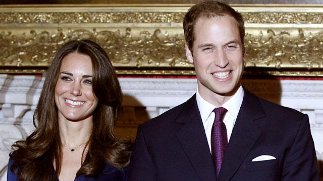Prince William and Kate Middleton announce their engagement, 16 November 2010.