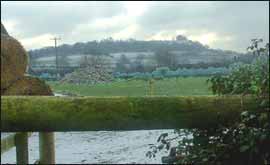 Meon Hill seen from College Farm 