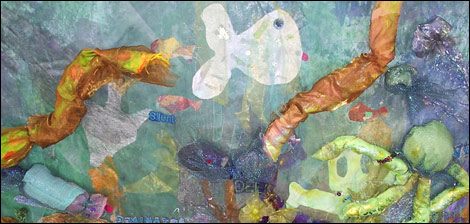 Underwater mural