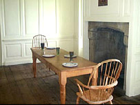 The Governors dining room in Pendennis Castle