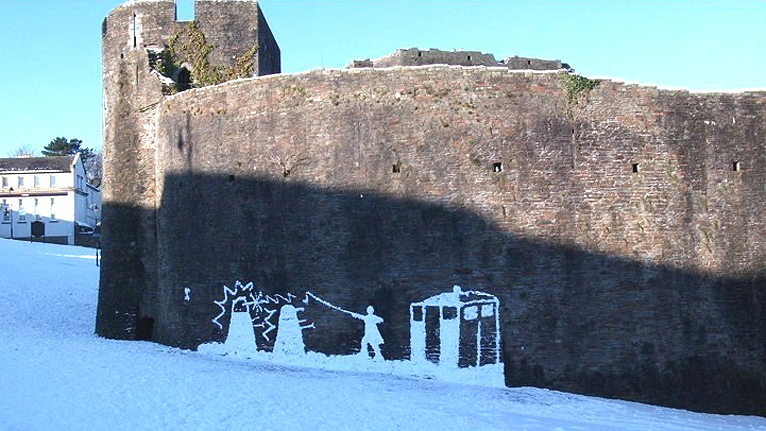 Dr Who mural