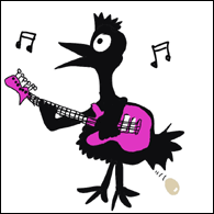 Andy Barber's cartoon chicken