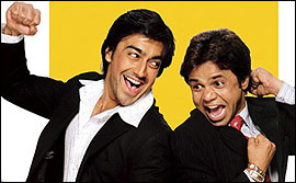 Aashish Chaudhary and Rajpal Yadav