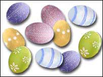 Easter eggs