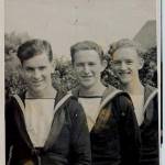 That is me in the middle,unfortueately.I have forgotten the names of the other two.
