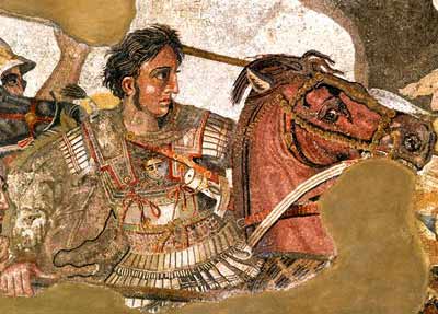 Alexander mosaic from the House of the Faun