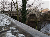 Piercebridge in winter