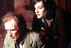 Cassandra (Romola Garai) and her father James Mortmain (Billy Nighy) in the film I Capture the Castle.