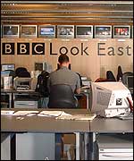 Pic: The Look East newsroom.
