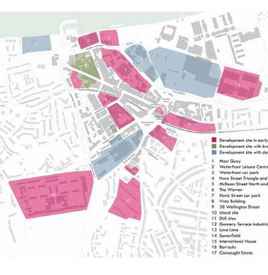 Plans of Woolwich town centre - copyright DCLG