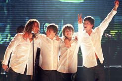 Take That at the Brit Awards 1996
