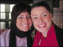 Katherine Robinson and Lisa Askey of Scizzor Sisters