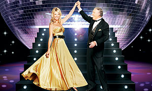 Bruce Forsyth and Tess Daly