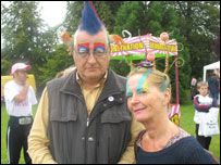 Peter and Rose from Crook with their new hair-do's