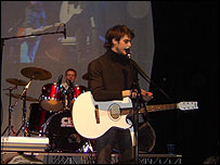 Solstice performing live