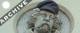 Sculpture showing Tanky Smith in disguise