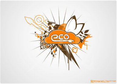Eco skateboards T-shirt design