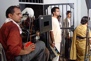 Bollywood film shoot