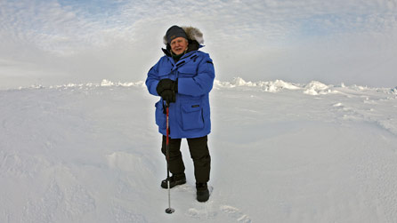 David Attenborough at the North Pole