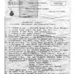 The Evacuees' Instructions from Hearnville School