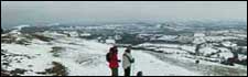 Malvern Hills in the snow