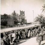 Changing of the guard outside Tripoli Castle situated near the harbour