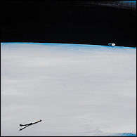 Charlie Whisker's painting 'Moment', influenced by his memories of a young man's murder in Belfast in 1974