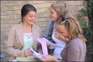 Stevie with her fellow students