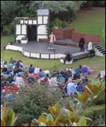 Open air theatre at Berkeley Castle