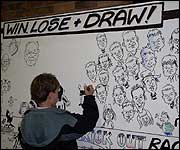 drawing cartoons