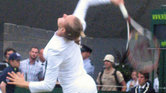 Wimbledon service... Wimbledon service...