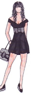 Bow dress design