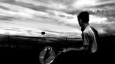 The tennis player...
