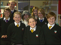 Pupils from Polesworth International College