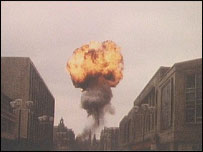 The 'explosion' over Sheffield