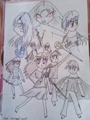 The wandering spirits- Characters