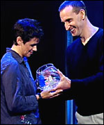 Karen Davies and Christopher Eccleston