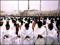 Pilgrims in Mecca, Saudi Arabia