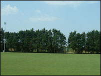 One of the pitches at Les Quennevais