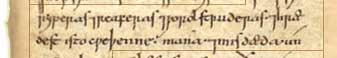 And her syndan ryperas and reafaras and worolstruderas, and hroedest is to cwethenne, mana and misdaeda ungerim ealra.