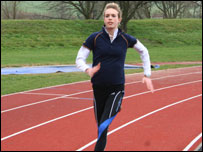 Felicity Milton running