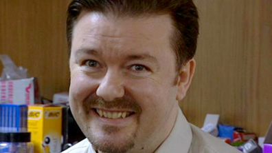 David Brent smiling